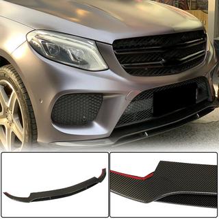 Priekšējā bufera lūpas uzlikas (GLE43 AMG, karbons) foto 1