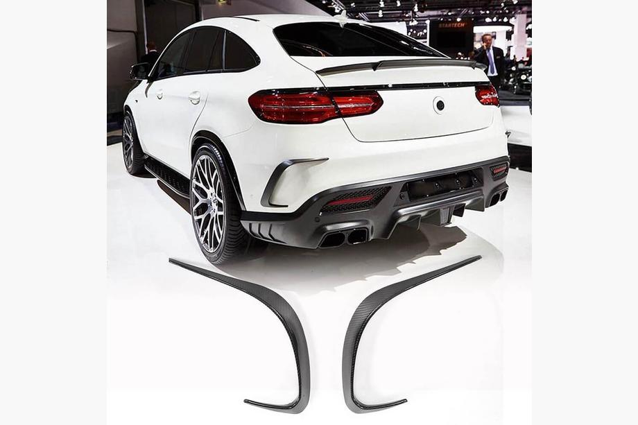 Mercedes GLE kupeja C292 2015–2019 Aizmugurējā bampera uzlika (oglekļa šķiedra) Image