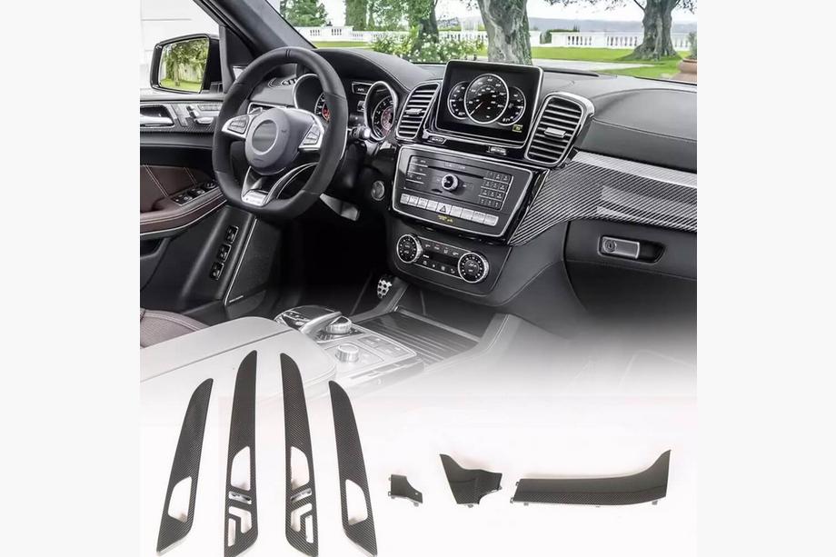 Mercedes GLE kupeja C292 2015–2019 Salona karbon ieliktņi (Carbon) Image
