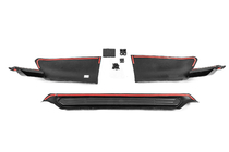 Toyota Land Cruiser Prado 150 2009–2023 Aizmugurējā difuzora uzlika 3 daļās TRD (2017+) Balta foto 6