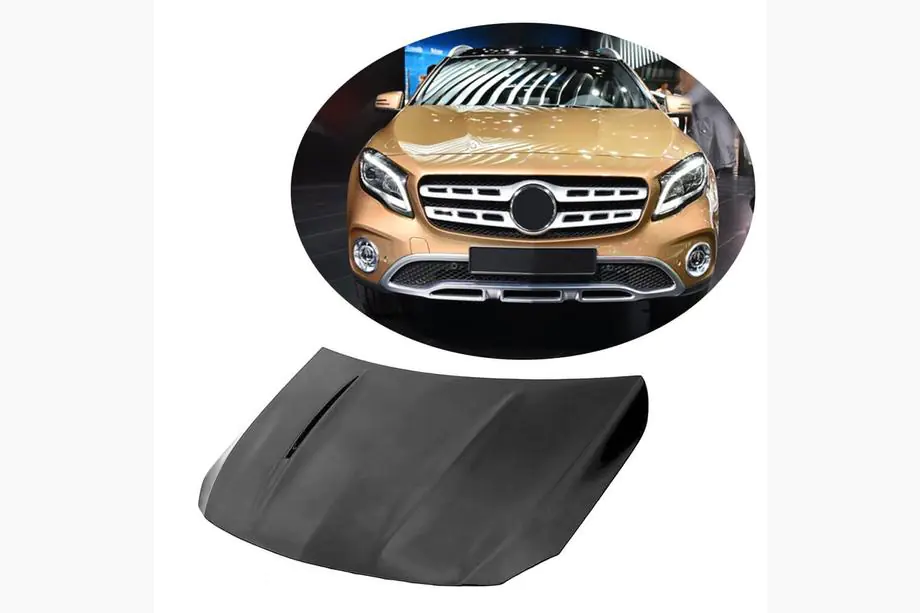 Mercedes GLA X156 2014–2019 Motora pārsegs V1 (Carbon) Image