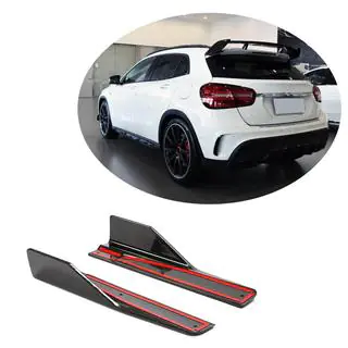 Sliekšņu uzlikas (GLA45 AMG 2013-2016, oglekļa šķiedra) foto 1