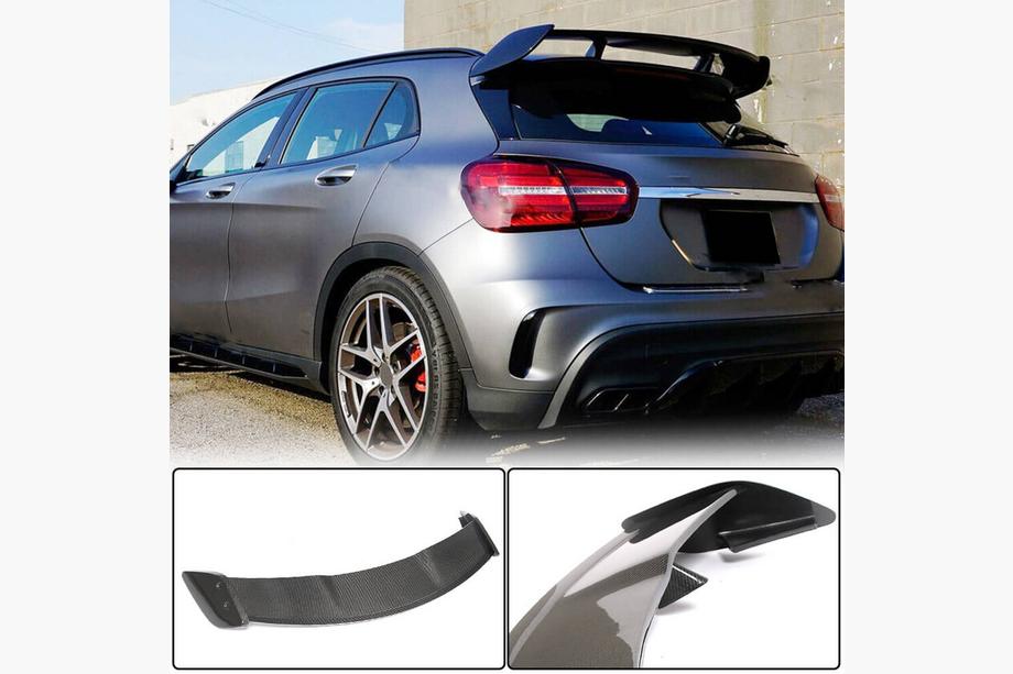 Mercedes GLA X156 2014–2019 Spoileris V2 (oglekļa šķiedra) Image