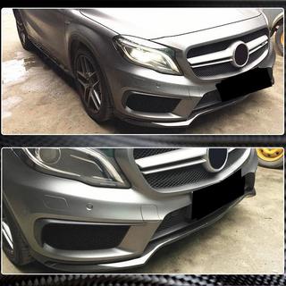Priekšējā bampera lūpas uzlika Lip (GLA45 AMG 2013-2016, oglekļa šķiedra) foto 3