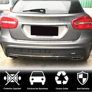 Aizmugurējā bampera difuzors (GLA45 AMG, oglekļa šķiedra) foto 2