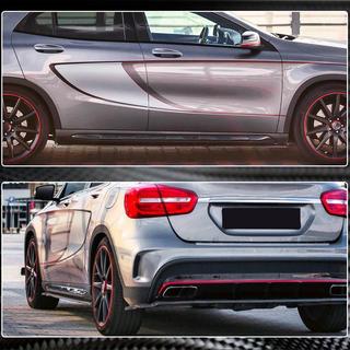 Sānu sliekšņi (GLA45 AMG 2013-2016, oglekļa šķiedra) foto 4