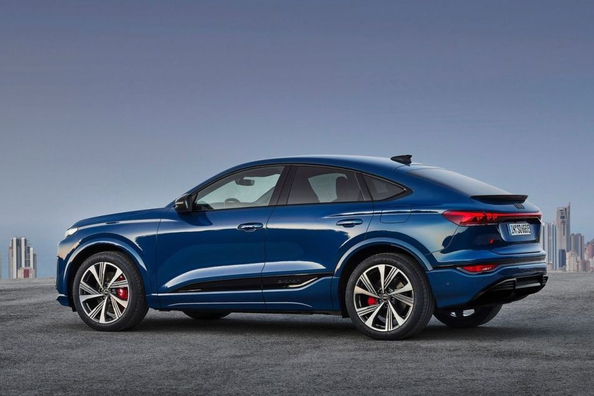 Audi SQ6 Sportback e-tron sportiskā kupejas tipa krosovers: apskats