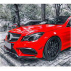 Mercedes E-klase kupeja C207 2010–2017 Priekšējā bampera uzlikas (AMG-Line 2014-2016, oglekļa šķiedra) foto 2