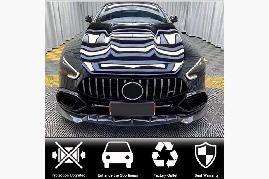 Mercedes AMG GT 4 X290 2018– Bampera ieliktņi (GT43/GT50/GT53 2018-2022, karbons) Foto 2