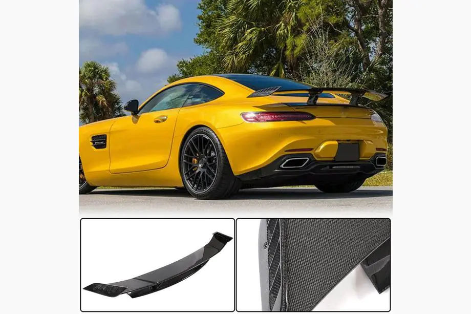 Mercedes AMG GT C190/R190 2014–2022 Spoileris V1 (C190 2014-2019, oglekļa šķiedra) Image