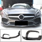 Mercedes AMG GT C190/R190 2014–2022 Priekšējā bampera lūpa Lip (2015-2017, karbons) foto 1