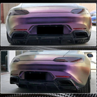 Mercedes AMG GT C190/R190 2014–2022 Aizmugurējā bampera difuzors (2015-2017, oglekļa šķiedra) foto 4