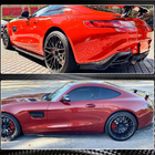 Mercedes AMG GT C190/R190 2014–2022 Sānu sliekšņi (2015-2017, oglekļa šķiedra) foto 4