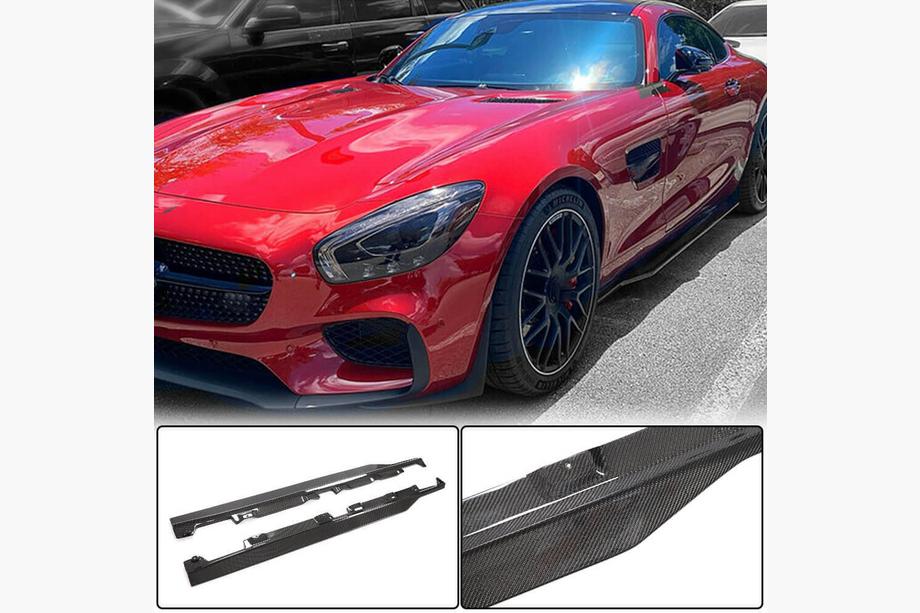 Mercedes AMG GT C190/R190 2014–2022 Sānu sliekšņi (2015-2017, oglekļa šķiedra) Image