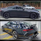 Mercedes AMG GT 4 X290 2018– Sānu sliekšņi (GT53 2018-2022, sausais oglekļa šķiedras kompozīts) foto 5