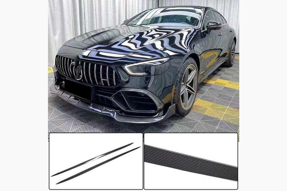 Mercedes AMG GT 4 X290 2018– Sānu sliekšņi (GT53 2018-2022, sausais oglekļa šķiedras kompozīts) Image