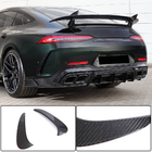 Mercedes AMG GT 4 X290 2018– Aizmugurējā bampera uzlikas V1 (GT63 2018-2022, oglekļa šķiedra) foto 1