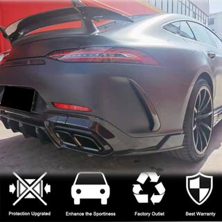 Aizmugurējā bampera uzlikas V1 (GT63 2018-2022, oglekļa šķiedra) foto 2