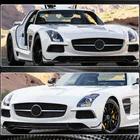 Mercedes SLS C197 2010–2014 Flap V2 priekšējā bampera uzlikas (oglekļa šķiedra) foto 5