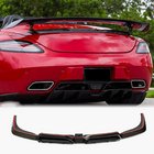 Mercedes SLS C197 2010–2014 Aizmugurējā bufera difuzors (karbons) foto 1
