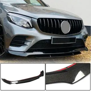 Priekšējā bampera lūpas uzlika (AMG-Line/GLC43 AMG, oglekļa šķiedra) foto 1