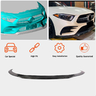 Mercedes CLS C257 2018– Priekšējā bampera lūpas uzlika Lip (AMG/AMG-Line 2018-2020, oglekļa šķiedra) foto 2
