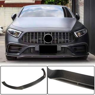 Priekšējā bampera lūpas uzlika Lip (AMG/AMG-Line 2018-2020, oglekļa šķiedra) foto 1