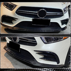 Mercedes CLS C257 2018– Priekšējā bufera uzlikas (AMG-Line 2018-2020, oglekļa šķiedra) foto 5