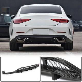 Aizmugurējā bampera difuzors V2 (AMG-Line 2018-2020, oglekļa šķiedra) foto 1