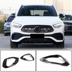 Mercedes GLA H247 2020– Priekšējā bampera uzlikas V1 (AMG/AMG-Line, oglekļa šķiedra) foto 1