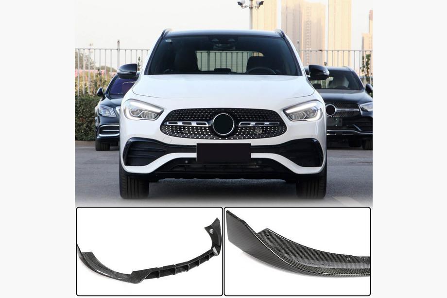 Mercedes GLA H247 2020– Priekšējā bufera lūpas uzlika (AMG/AMG-Line, oglekļa šķiedra) Image