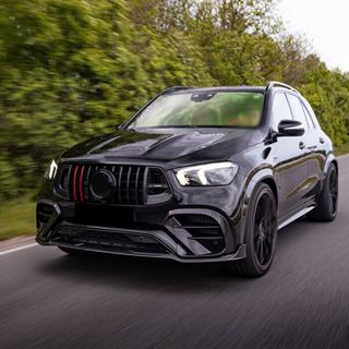 Oglekļa šķiedras priekšējā bampera lūpa (GLE63 AMG) foto 2