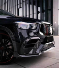 Mercedes GLE kupeja C292 2015–2019 Priekšējā bufera uzlikas (GLE63 AMG, oglekļa šķiedra) foto 3