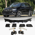 Mercedes GLE W167 2018– Aizmugurējais difuzors ar izplūdes uzgaļiem GLE63 Carbon (2018-2026) foto 1