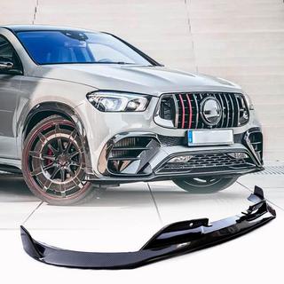 Priekšējā bampera lip uzlika (GLE53/AMG-Line 2019-2023, karbons) foto 1