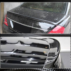 Mercedes S-class W221 2005–2013 Spoileris V2 (oglekļa šķiedra) foto 5