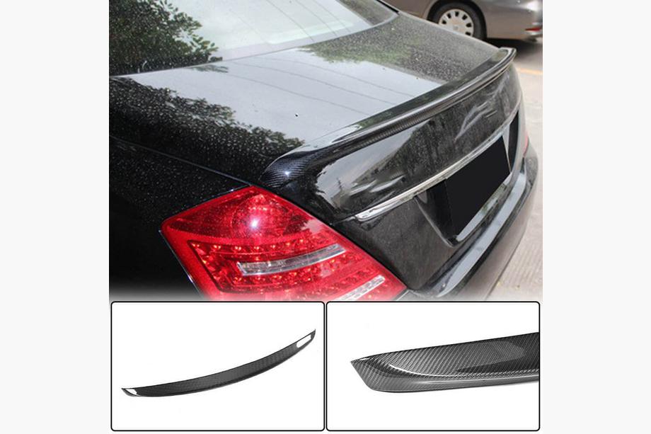 Mercedes S-class W221 2005–2013 Spoileris V2 (oglekļa šķiedra) Image