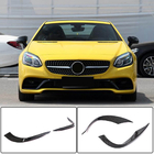 Mercedes SLK R172 2011–2016 Priekšējā bampera uzlikas (Base 2016-2020, oglekļa šķiedra) foto 1