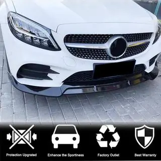 Priekšējā bampera lūpa (AMG-Line, oglekļa šķiedra) foto 2