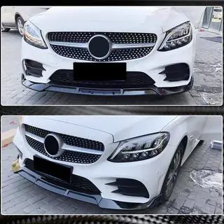 Priekšējā bampera lūpa (AMG-Line, oglekļa šķiedra) foto 3