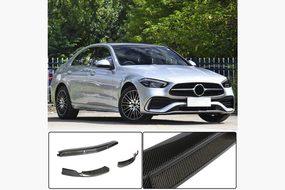 Mercedes C klase W206 2022– Priekšējā bampera lūpa (AMG-Line, oglekļa šķiedra) Image