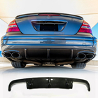 Mercedes E-class W211 2002–2009 Aizmugurējā bampera difuzors (E55 AMG 2003-2006, oglekļa šķiedra) foto 2
