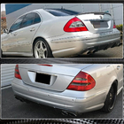 Mercedes E-class W211 2002–2009 Aizmugurējā bampera difuzors (E55 AMG 2003-2006, oglekļa šķiedra) foto 4