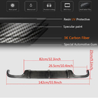 Mercedes E-class W211 2002–2009 Aizmugurējā bampera difuzors (E55 AMG 2003-2006, oglekļa šķiedra) foto 6