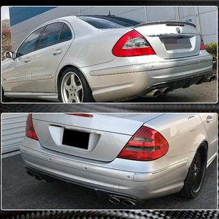 Aizmugurējā bampera difuzors (E55 AMG 2003-2006, oglekļa šķiedra) foto 4