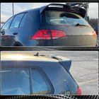 Volkswagen Golf 7/E-Golf 2012–2020 V6 spoilers (GTI/R HB, plastmasa) foto 6