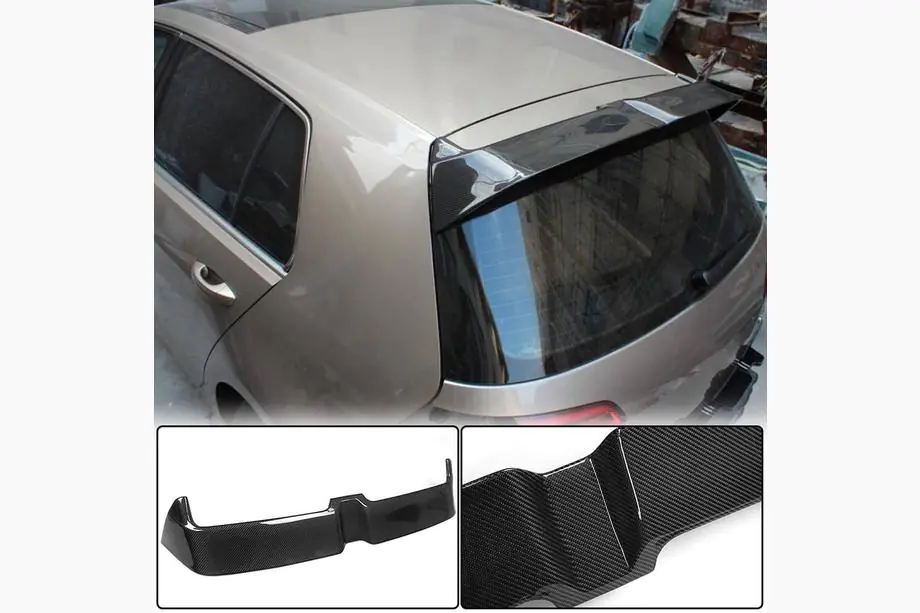 Volkswagen Golf 7/E-Golf 2012–2020 Spoileris V1 (Base/R-Line HB, karbons) Image