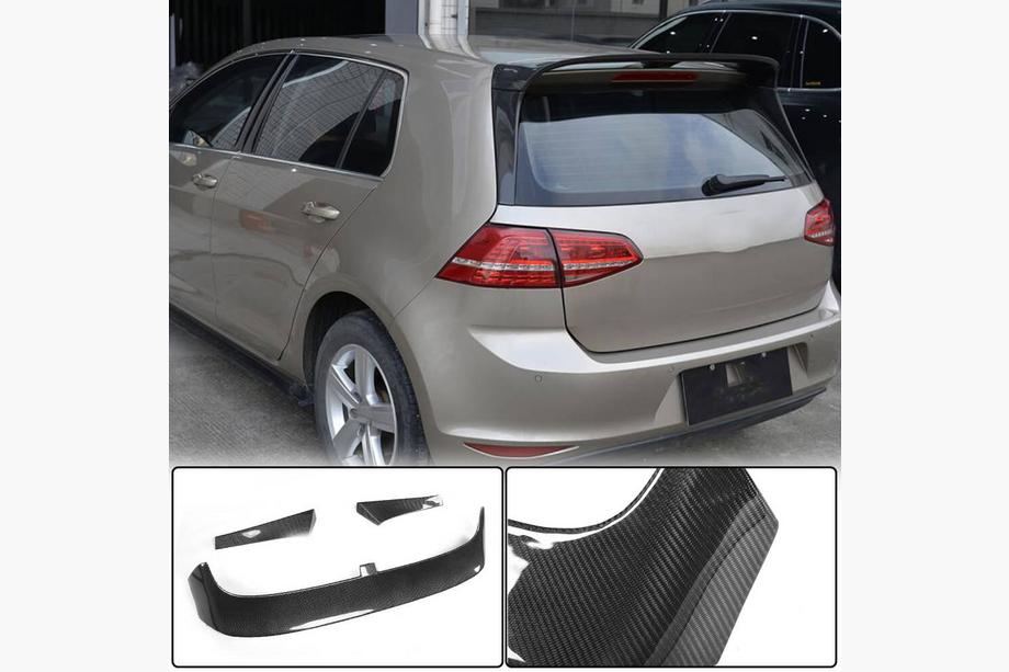 Volkswagen Golf 7/E-Golf 2012–2020 Spoileris V2 (Base/R-Line HB, ogļšķiedras) Image