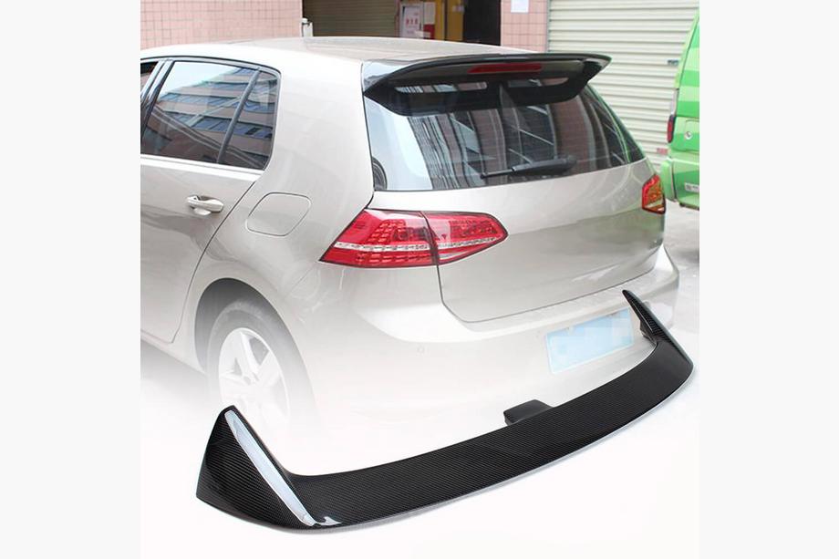 Volkswagen Golf 7/E-Golf 2012–2020 V6 spoileris (Base/R-Line HB, oglekļa šķiedra) Image