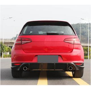 Aizmugurējā bampera difuzors V1 (Base/GTI HB 2012-2017, oglekļa šķiedra) foto 2